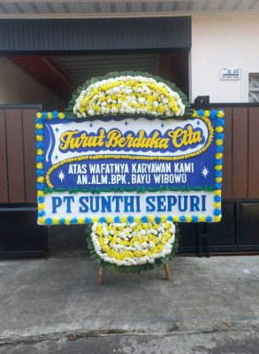 Papan Bunga Duka di Kakas
